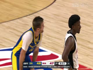 NBA夏季联赛 勇士VS热火 20240722